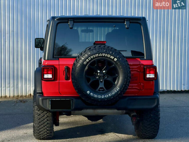 Красный Джип Вранглер, объемом двигателя 2 л и пробегом 72 тыс. км за 36000 $, фото 14 на Automoto.ua