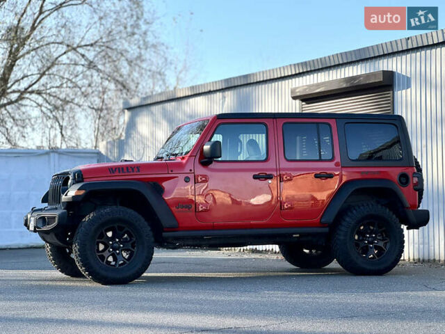 Красный Джип Вранглер, объемом двигателя 2 л и пробегом 72 тыс. км за 36000 $, фото 8 на Automoto.ua