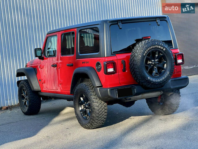 Красный Джип Вранглер, объемом двигателя 2 л и пробегом 72 тыс. км за 36000 $, фото 13 на Automoto.ua
