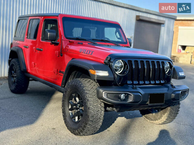 Красный Джип Вранглер, объемом двигателя 2 л и пробегом 72 тыс. км за 36000 $, фото 9 на Automoto.ua