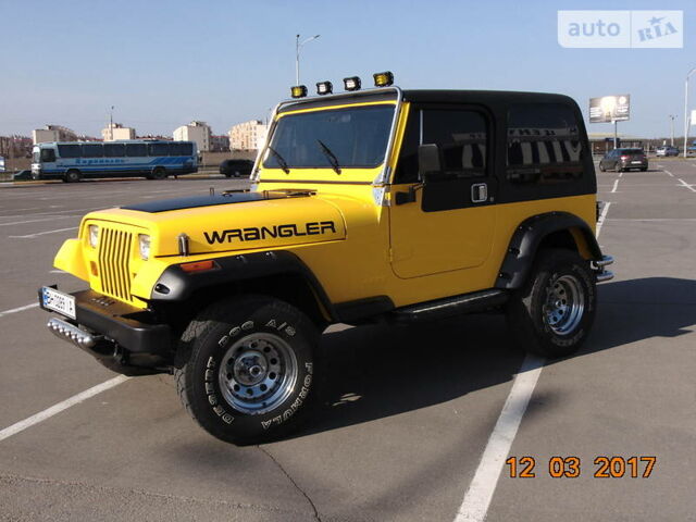 Жовтий Джип Wrangler, об'ємом двигуна 2.5 л та пробігом 180 тис. км за 14800 $, фото 19 на Automoto.ua