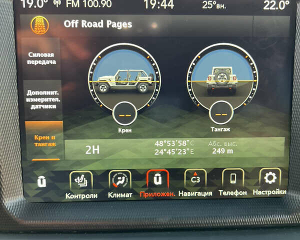 Жовтий Джип Wrangler, об'ємом двигуна 3 л та пробігом 22 тис. км за 53000 $, фото 24 на Automoto.ua
