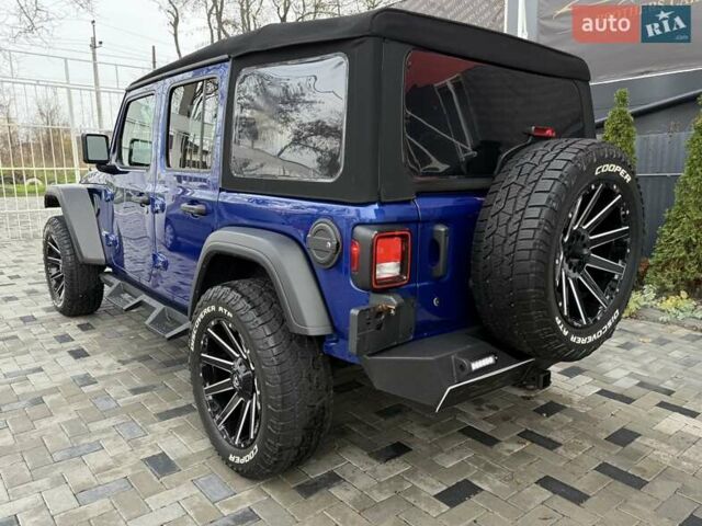 Синий Джип Вранглер, объемом двигателя 2 л и пробегом 45 тыс. км за 33500 $, фото 2 на Automoto.ua