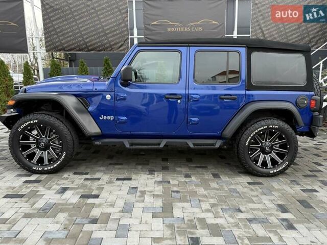 Синий Джип Вранглер, объемом двигателя 2 л и пробегом 45 тыс. км за 33500 $, фото 1 на Automoto.ua