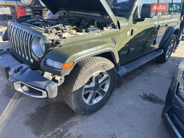 Зеленый Джип Вранглер, объемом двигателя 2 л и пробегом 57 тыс. км за 25500 $, фото 1 на Automoto.ua