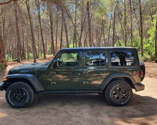 Зеленый Джип Вранглер, объемом двигателя 3.6 л и пробегом 38 тыс. км за 37000 $, фото 1 на Automoto.ua