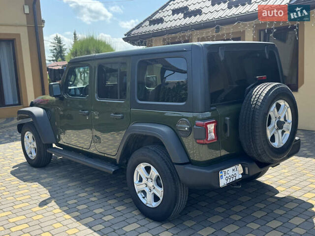 Зеленый Джип Вранглер, объемом двигателя 2 л и пробегом 50 тыс. км за 39999 $, фото 3 на Automoto.ua