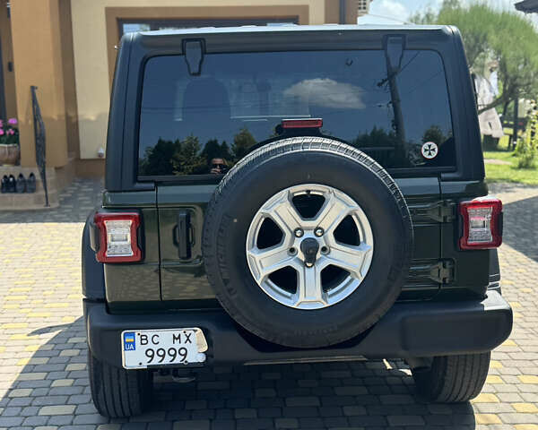 Зеленый Джип Вранглер, объемом двигателя 2 л и пробегом 50 тыс. км за 39999 $, фото 4 на Automoto.ua