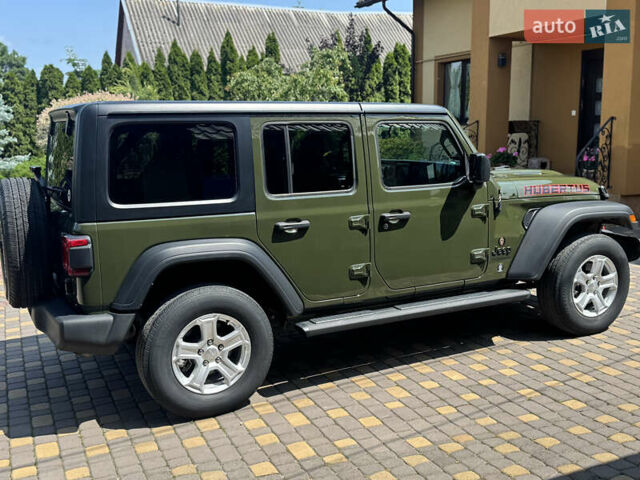 Зеленый Джип Вранглер, объемом двигателя 2 л и пробегом 50 тыс. км за 39999 $, фото 1 на Automoto.ua