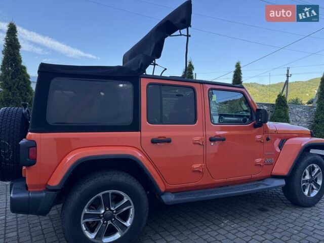Джип Wrangler 2018 у Івано-Франківську на Automoto.ua Помаранчевий Джип Wrangler, об'ємом двигуна 3.6 л та пробігом 124 тис. км за 26500 $, фото 8 на Automoto.ua