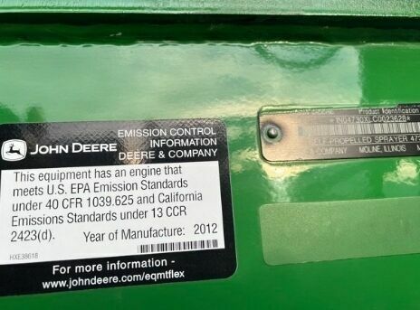 Зеленый Джон Дир 4730, объемом двигателя 0 л и пробегом 0 тыс. км за 197670 $, фото 12 на Automoto.ua