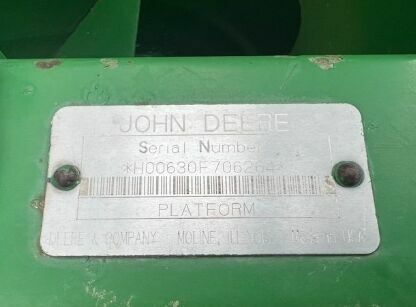 Зеленый Джон Дир 630F HydraFlex, объемом двигателя 0 л и пробегом 0 тыс. км за 19780 $, фото 16 на Automoto.ua