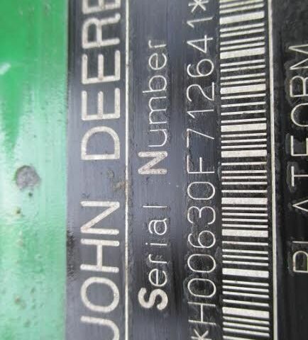 Зеленый Джон Дир 630F HydraFlex, объемом двигателя 0 л и пробегом 0 тыс. км за 23270 $, фото 11 на Automoto.ua