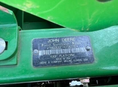 Зелений Джон Дір 630F HydraFlex, об'ємом двигуна 0 л та пробігом 0 тис. км за 23270 $, фото 12 на Automoto.ua