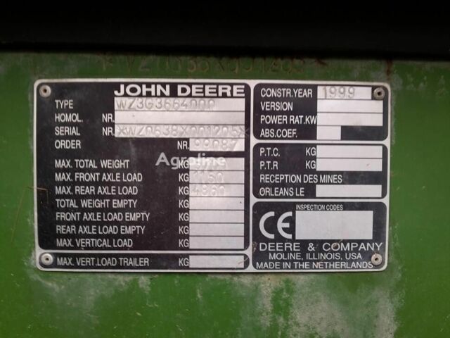 Джон Дир 638, объемом двигателя 0 л и пробегом 0 тыс. км за 16242 $, фото 6 на Automoto.ua