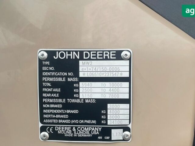 Джон Дир 6510, объемом двигателя 0 л и пробегом 0 тыс. км за 35555 $, фото 10 на Automoto.ua