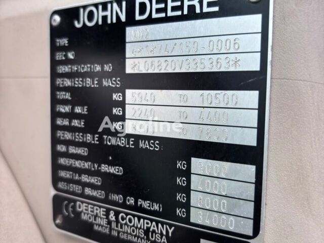 Зеленый Джон Дир 6820, объемом двигателя 0 л и пробегом 0 тыс. км за 65003 $, фото 31 на Automoto.ua