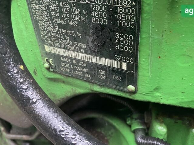 Джон Дір 7280R, об'ємом двигуна 0 л та пробігом 0 тис. км за 115000 $, фото 11 на Automoto.ua