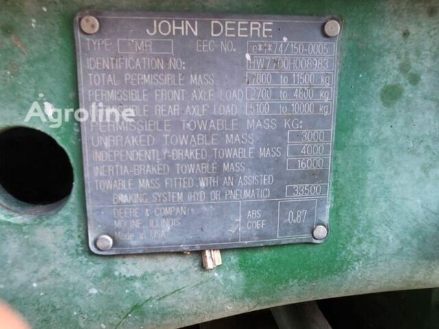 Зелений Джон Дір 7700, об'ємом двигуна 0 л та пробігом 0 тис. км за 34800 $, фото 7 на Automoto.ua