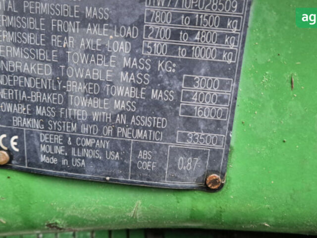 Джон Дір 7710, об'ємом двигуна 0 л та пробігом 0 тис. км за 40833 $, фото 21 на Automoto.ua