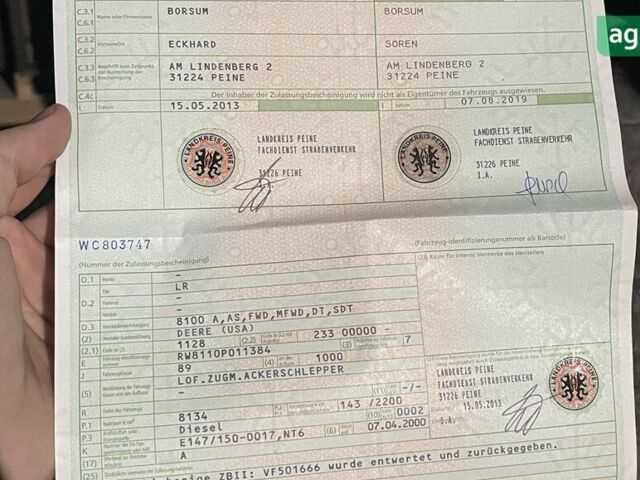 Джон Дір 8110, об'ємом двигуна 8 л та пробігом 0 тис. км за 75608 $, фото 9 на Automoto.ua