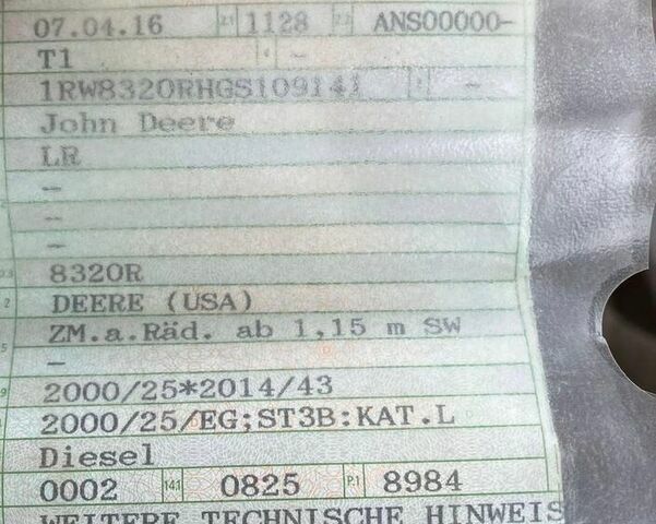 Джон Дір 8320, об'ємом двигуна 0 л та пробігом 0 тис. км за 200723 $, фото 14 на Automoto.ua