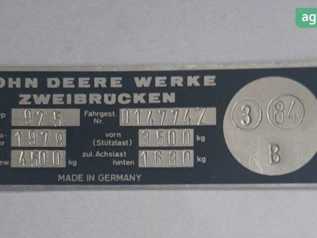Джон Дир 925, объемом двигателя 0 л и пробегом 0 тыс. км за 8500 $, фото 5 на Automoto.ua