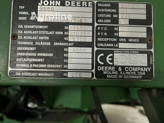 Джон Дір 9660 WTS, об'ємом двигуна 0 л та пробігом 0 тис. км за 68276 $, фото 2 на Automoto.ua