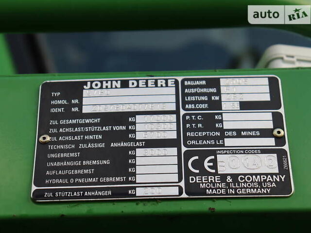 Зелений Джон Дір ЦТС, об'ємом двигуна 8.1 л та пробігом 2 тис. км за 77248 $, фото 12 на Automoto.ua