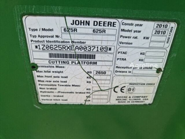 Джон Дир T670, объемом двигателя 0 л и пробегом 0 тыс. км за 121446 $, фото 52 на Automoto.ua