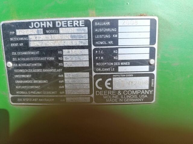 Джон Дир Другая, объемом двигателя 9 л и пробегом 9 тыс. км за 47000 $, фото 6 на Automoto.ua