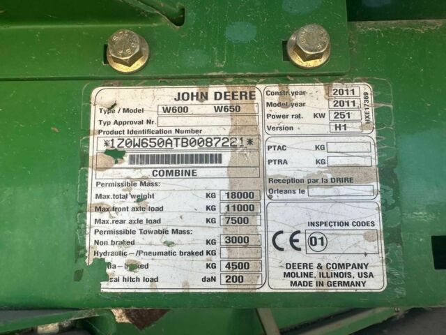 Джон Дір Другая, об'ємом двигуна 0 л та пробігом 4 тис. км за 65000 $, фото 17 на Automoto.ua