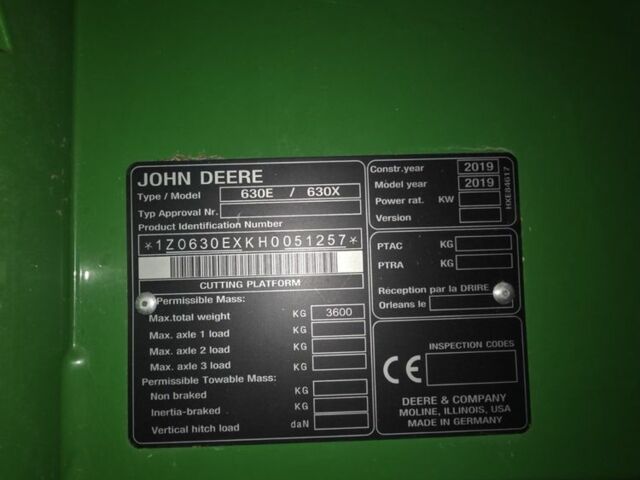 Джон Дір Другая, об'ємом двигуна 0.5 л та пробігом 100 тис. км за 57000 $, фото 6 на Automoto.ua