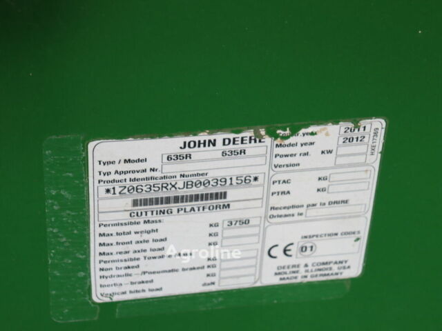 Джон Дир Другая, объемом двигателя 0 л и пробегом 0 тыс. км за 180266 $, фото 26 на Automoto.ua