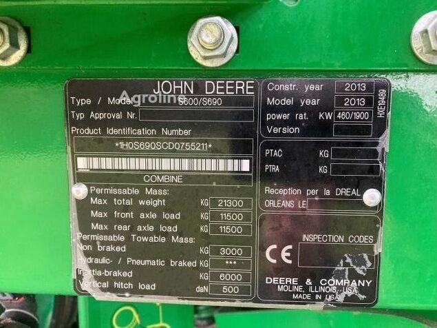 Джон Дир Другая, объемом двигателя 0 л и пробегом 0 тыс. км за 250046 $, фото 13 на Automoto.ua