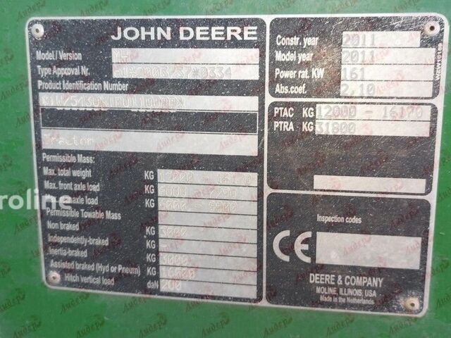 Зеленый Джон Дир Другая, объемом двигателя 0 л и пробегом 0 тыс. км за 118121 $, фото 4 на Automoto.ua