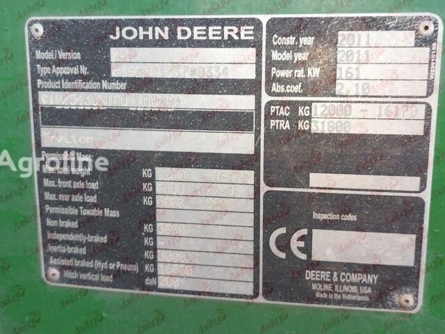 Зеленый Джон Дир Другая, объемом двигателя 0 л и пробегом 0 тыс. км за 118117 $, фото 4 на Automoto.ua