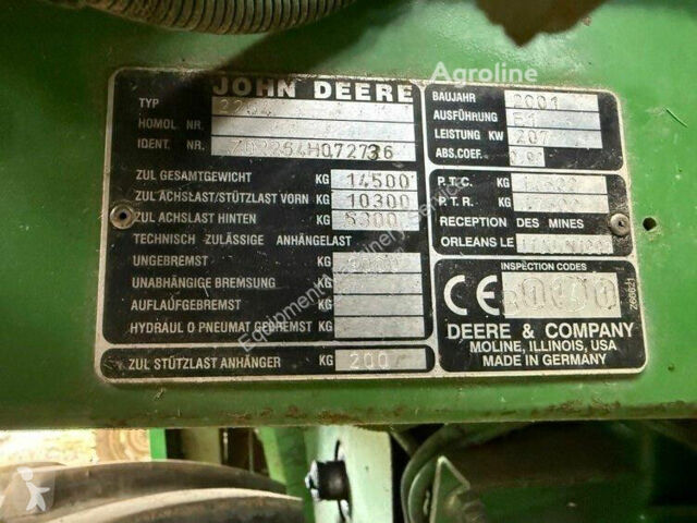 Зелений Джон Дір Другая, об'ємом двигуна 0 л та пробігом 0 тис. км за 40482 $, фото 25 на Automoto.ua