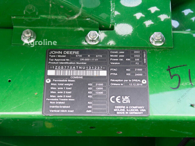 Зеленый Джон Дир Другая, объемом двигателя 0 л и пробегом 0 тыс. км за 16924424 $, фото 9 на Automoto.ua