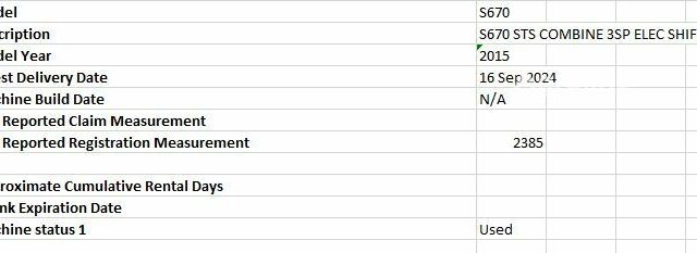 Джон Дір S670, об'ємом двигуна 0 л та пробігом 0 тис. км за 209685 $, фото 4 на Automoto.ua