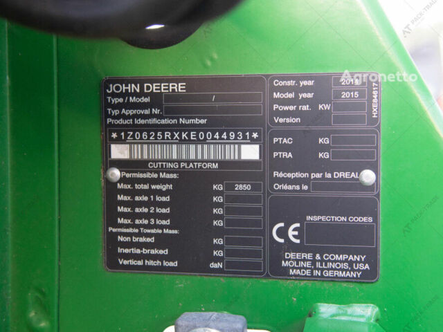 Зеленый Джон Дир S670, объемом двигателя 0 л и пробегом 0 тыс. км за 14150856 $, фото 27 на Automoto.ua