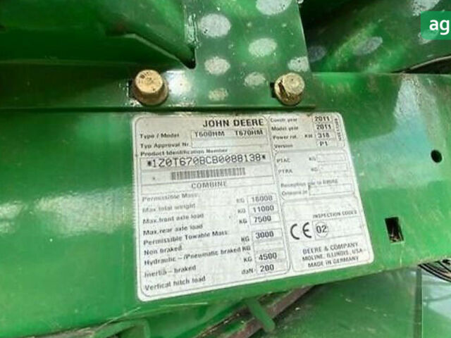 Джон Дір T 670, об'ємом двигуна 0 л та пробігом 0 тис. км за 101671 $, фото 4 на Automoto.ua