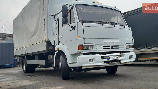 Белый КамАЗ 4308, объемом двигателя 4.46 л и пробегом 750 тыс. км за 7000 $, фото 2 на Automoto.ua