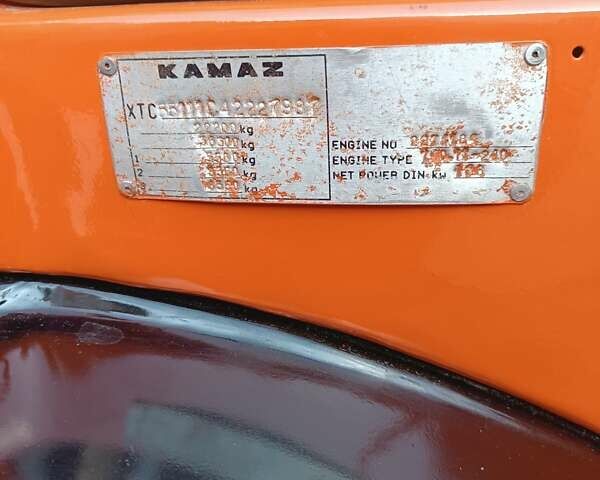 Оранжевый КамАЗ 55111, объемом двигателя 0 л и пробегом 160 тыс. км за 16400 $, фото 18 на Automoto.ua
