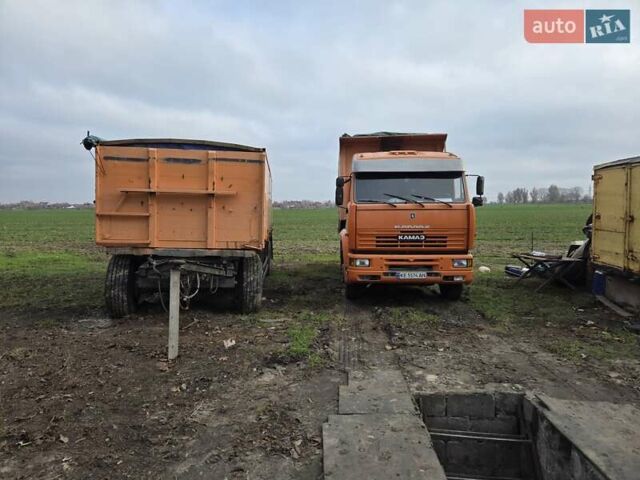 Оранжевый КамАЗ 6520, объемом двигателя 11.76 л и пробегом 1000 тыс. км за 23300 $, фото 1 на Automoto.ua
