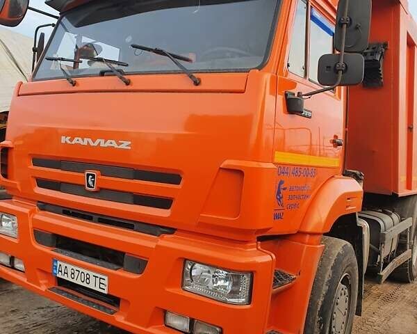 Оранжевый КамАЗ 6520, объемом двигателя 11.76 л и пробегом 186 тыс. км за 44000 $, фото 2 на Automoto.ua