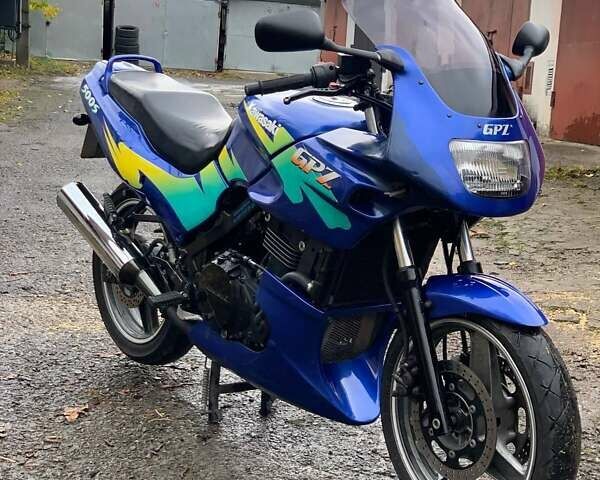 Синій Кавасакі GPZ, об'ємом двигуна 0.5 л та пробігом 35 тис. км за 1500 $, фото 1 на Automoto.ua