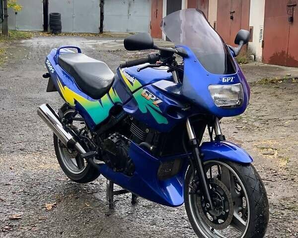 Синій Кавасакі GPZ, об'ємом двигуна 0.5 л та пробігом 35 тис. км за 1500 $, фото 4 на Automoto.ua