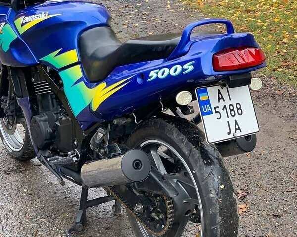Синій Кавасакі GPZ, об'ємом двигуна 0.5 л та пробігом 35 тис. км за 1500 $, фото 7 на Automoto.ua