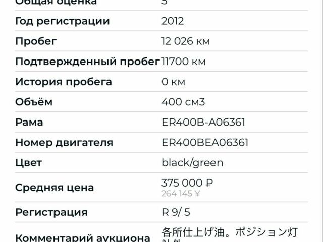 Кавасаки Другая, объемом двигателя 0.4 л и пробегом 0 тыс. км за 4100 $, фото 17 на Automoto.ua